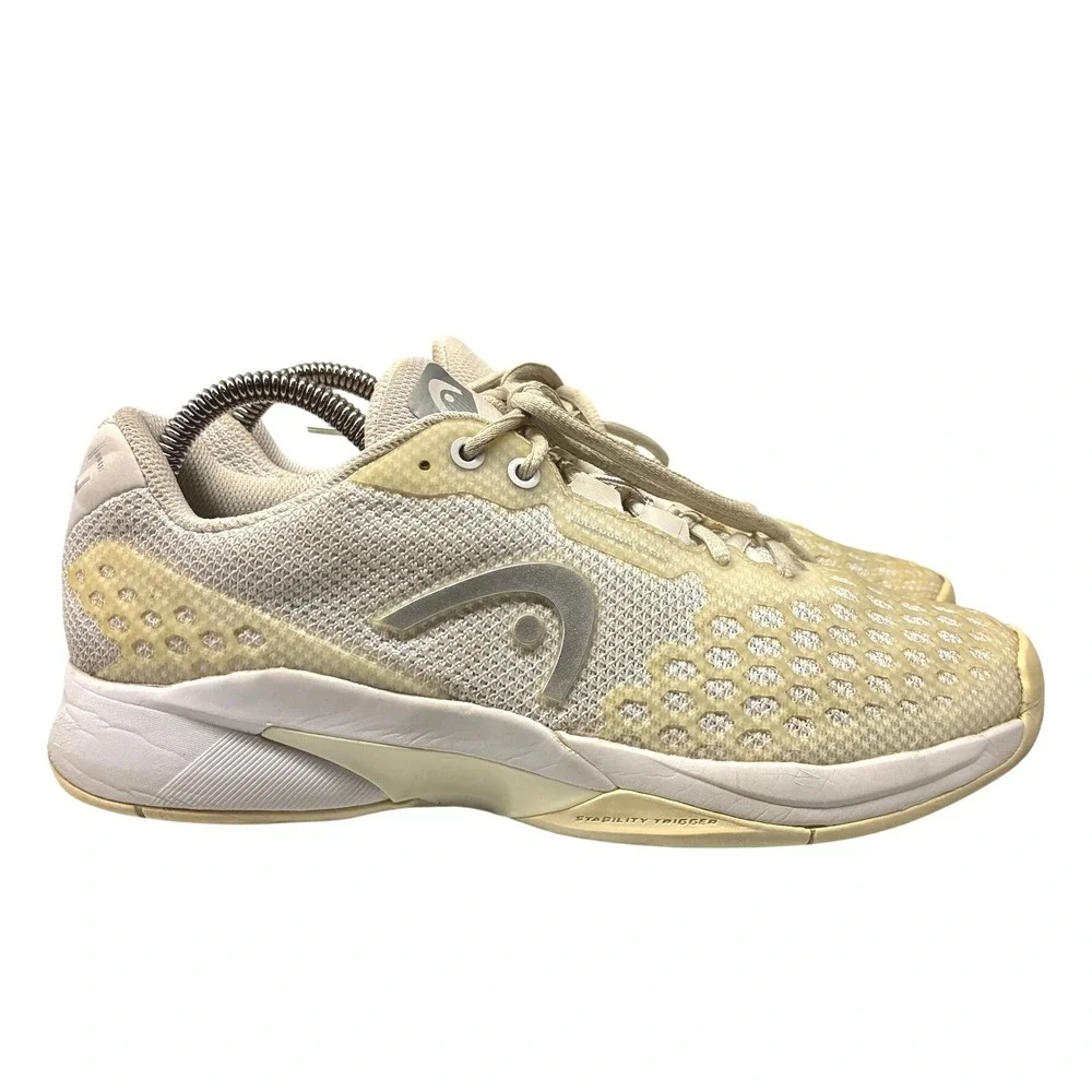 Head Revolt Pro 3.0 Tennis Shoes Performance Womens Size 9 White Cream Sneakers